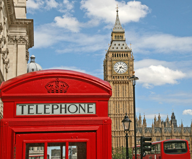 London Telephone Booth and Big Ben